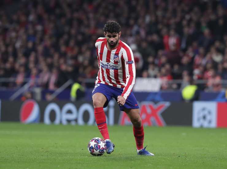 Diego Costa con la maglia dell'Atletico Madrid - credits: Getty Images. Il Calcio Magazine