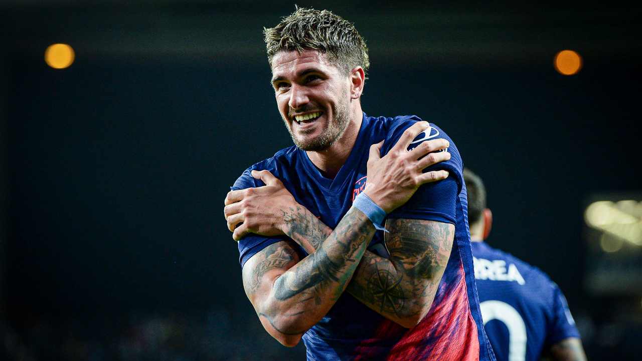 Rodrigo De Paul, centrocampista dell'Atletico Madrid (credit: Getty Images)