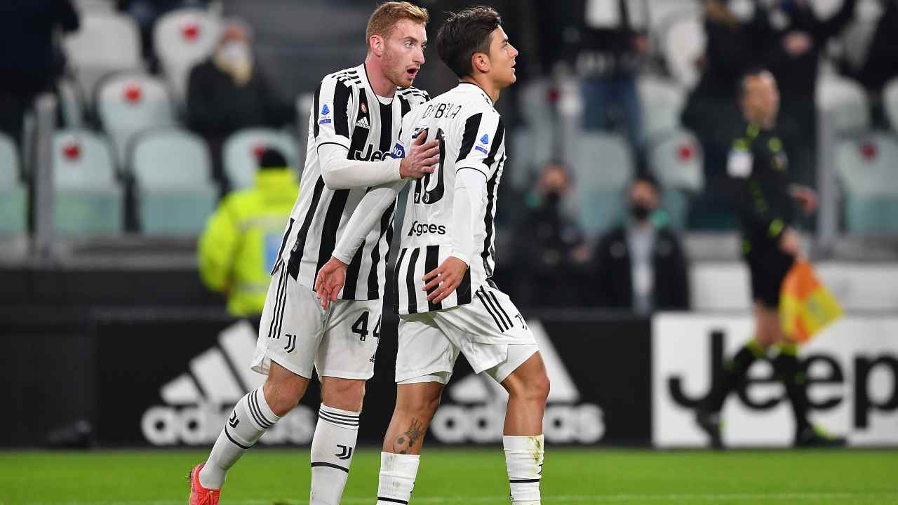 L'esultanza polemica di Dybala dopo il gol contro l'Udinese (credit: Getty Images)