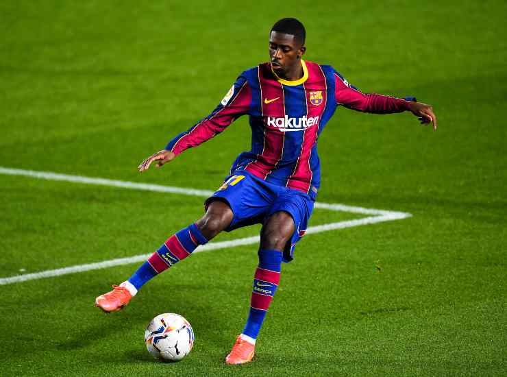 Osumane Dembélé con la maglia del Barcellona - credits: Getty Images. Il Calcio Magazine