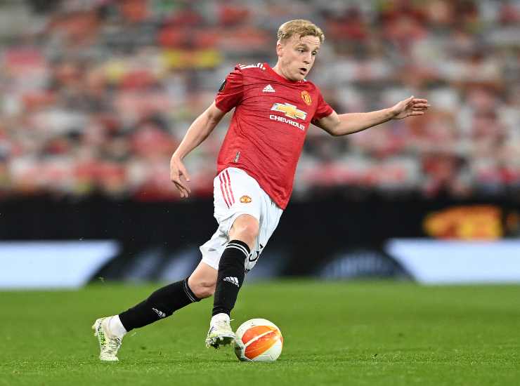 Donny Van de Beek con la maglia dello United - credits: Getty Images. Il Calcio Magazine