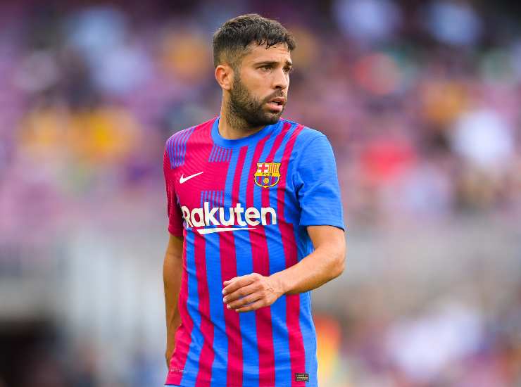 Jordi Alba, giocatore del Barcellona - credits: Getty Images. Il Calcio Magazine