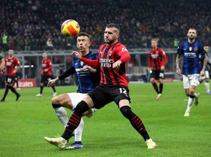 Perisic sfida il connazionale Rebic nell'ultimo derby - credits: Getty Images. Il Calcio Magazine