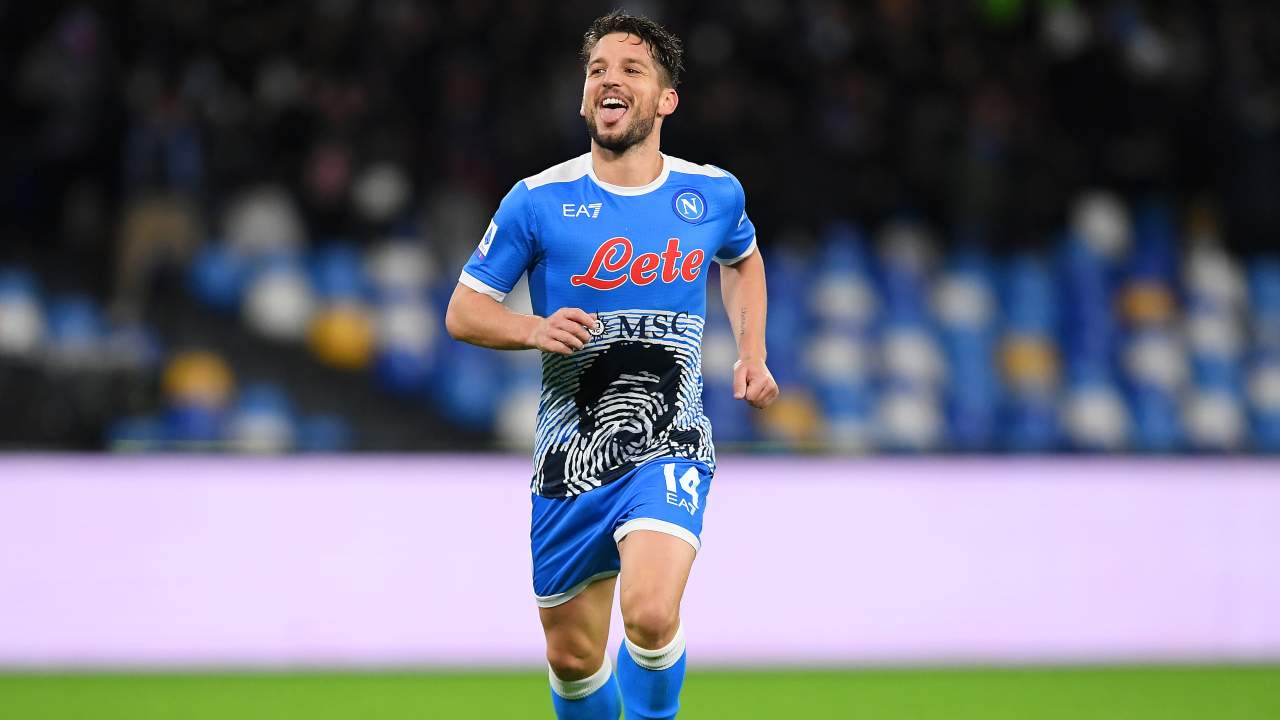 Dries Mertens, attaccante del Napoli (credit: Getty Images)