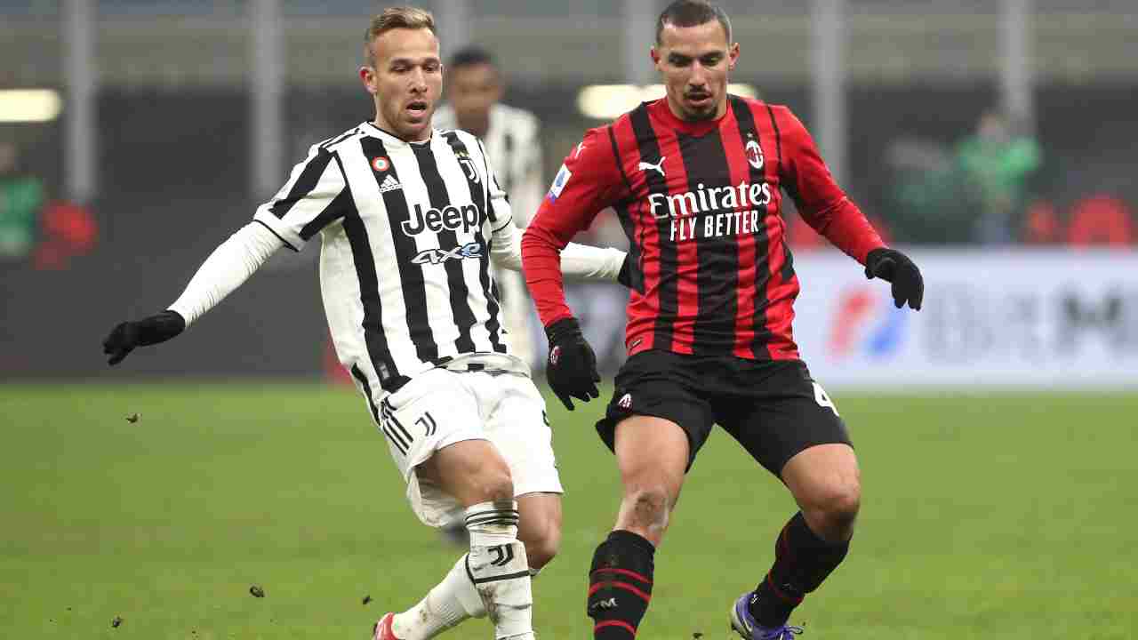 Arthur, centrocampista della Juventus (Credit Foto Getty Images)