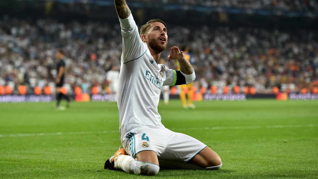 Sergio Ramos con la maglia del Real Madrid - credits: Getty Images. Il Calcio Magazine
