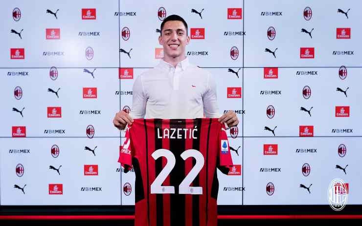 Nikola Lazetic, attaccante del Milan (credit: Getty Images)