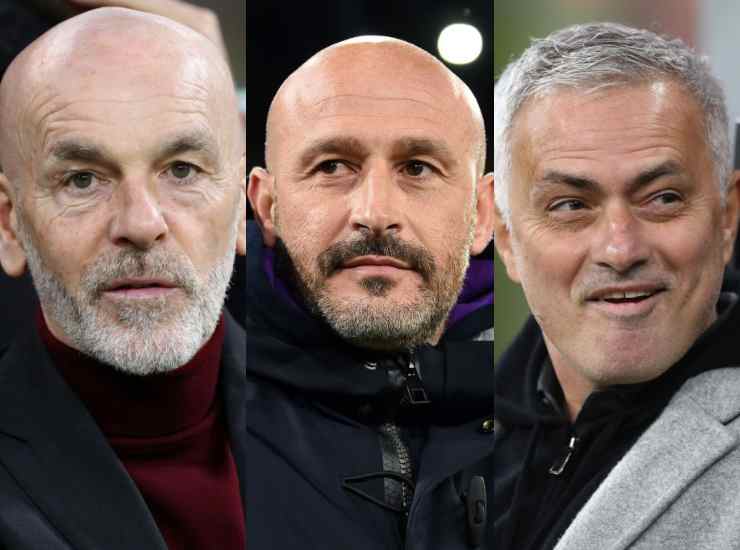 Pioli, Italiano e Mourinho (credit: Getty Images)