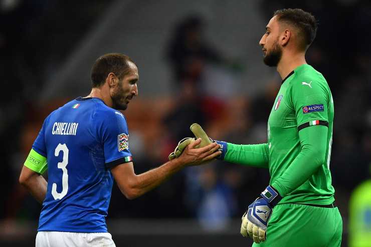 Chiellini e Donnarumma all'Europeo (credit: Getty Images)