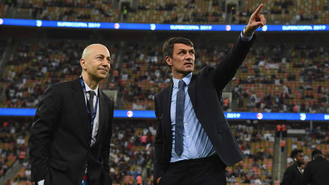 Ivan Gazidis e Paolo Maldini (credit: Getty Images)