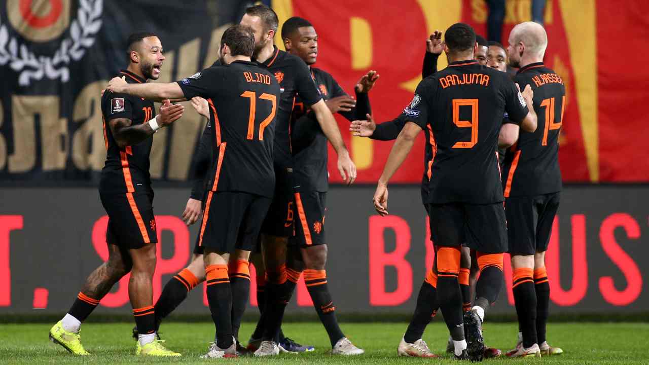 Giocatori della nazionale Olandese - credits: Getty Images. Il Calcio Magazine