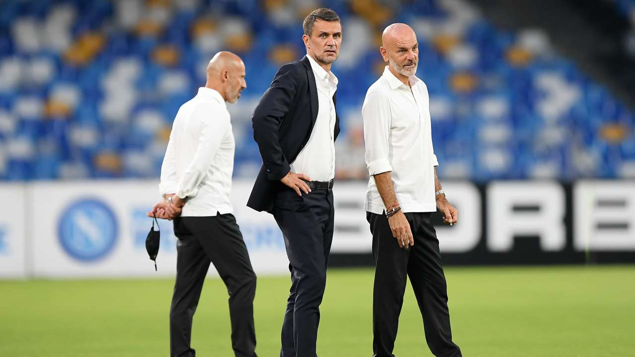 Paolo Maldini e Stefano Pioli (credit: Getty Images)