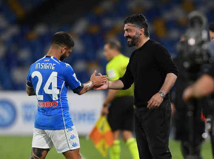 Gattuso sulla panchina del Napoli - credits: Getty Images. Il Calcio Magazine