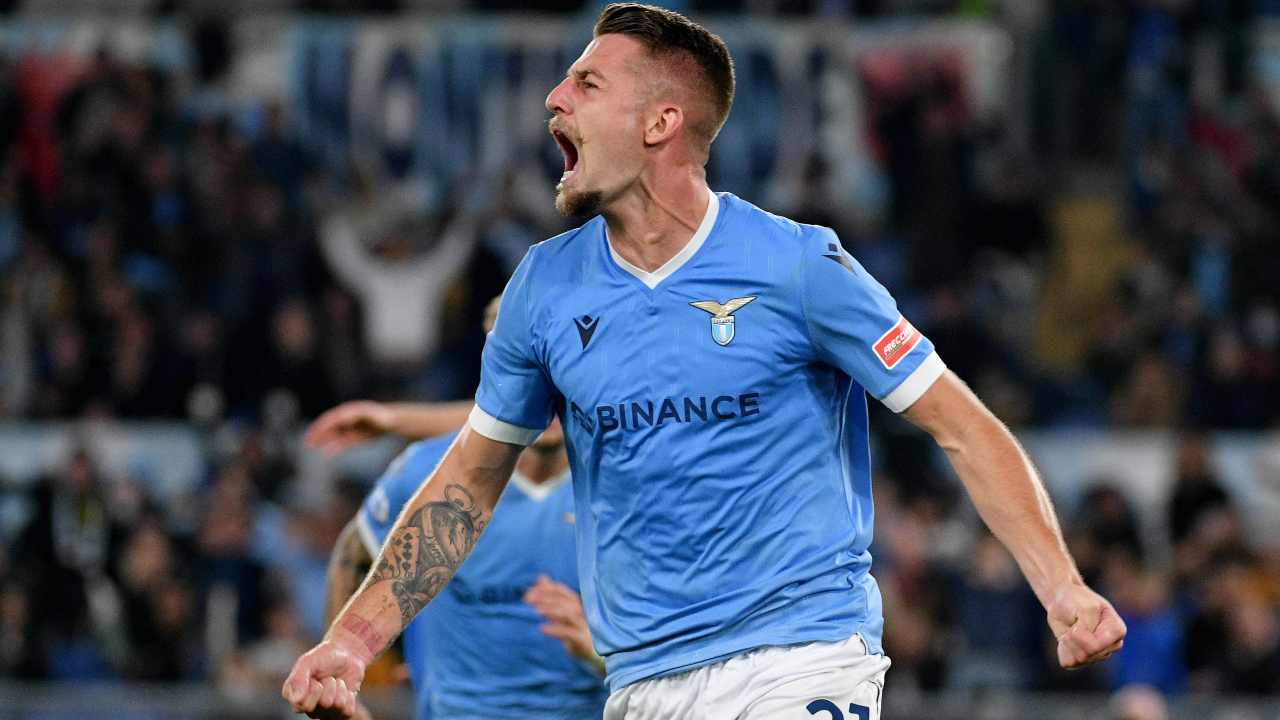 Sergej Milinković-Savić, centrocampista della Lazio (credit: Getty Images)