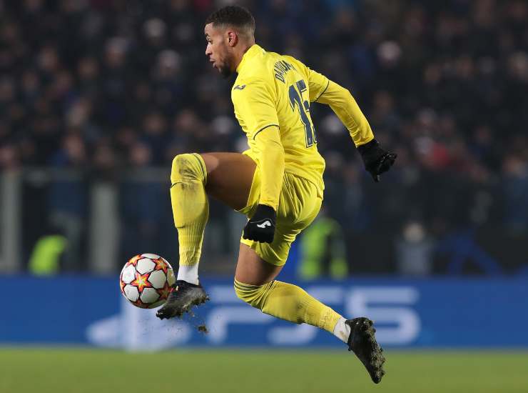 Danjuma in azione contro l'Atalanta con la maglia del Villarreal - credits: Getty Images. Il Calcio Magazine