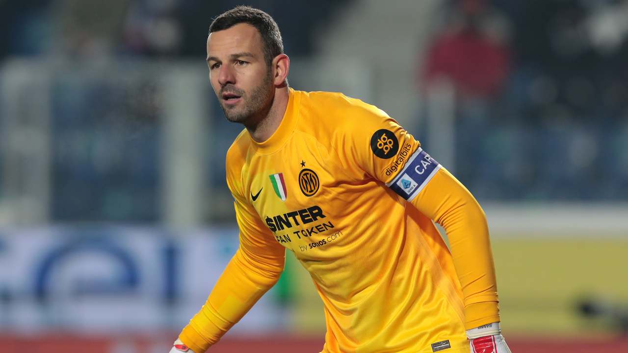 Samir Handanovic, portiere dell'Inter (credit: Getty Images)