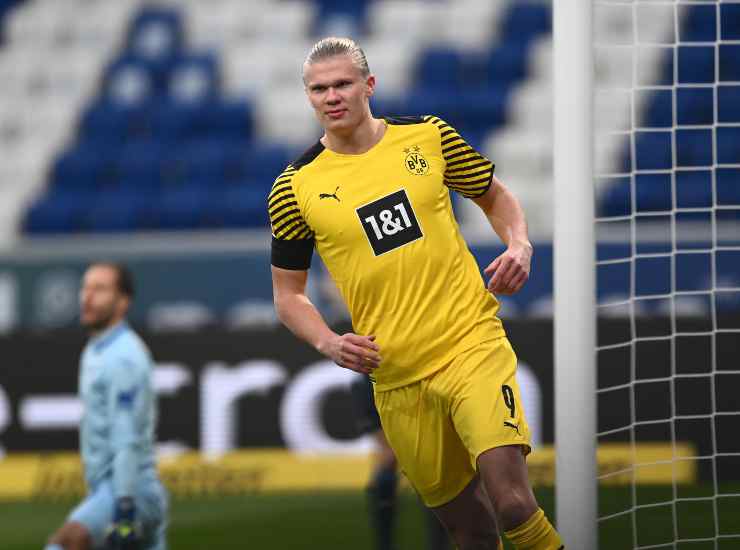 Haaland, attaccante del Borussia Dortmund - credits: Getty Images. Il Calcio Magazine