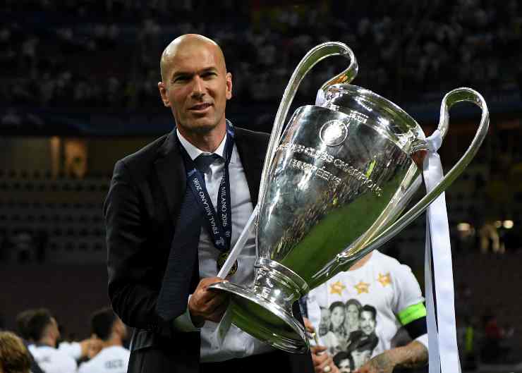Zinedine Zidane, ex allenatore del Real Madrid (credit: Getty Images)