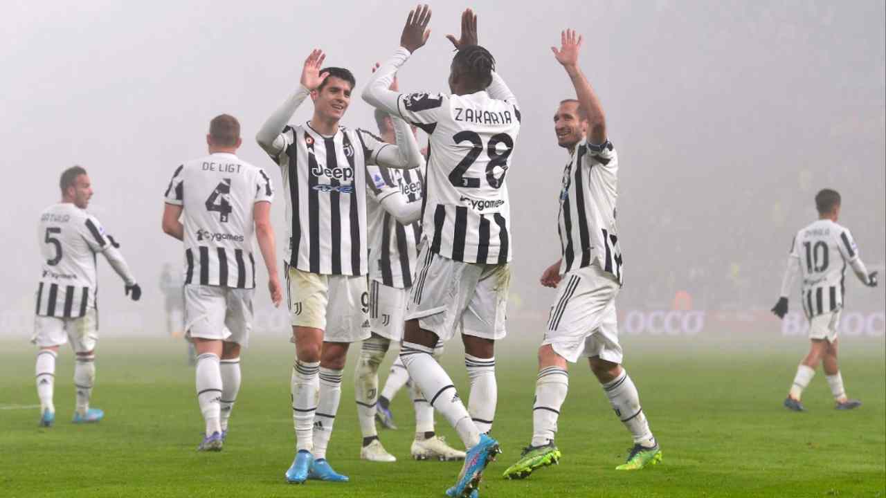 Juve dopo un gol (Credit Foto Getty Images)