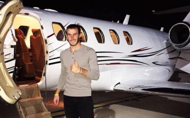 Jet privato calciatori quanto spendono - GARETH BALE - IlCalcioMagazine