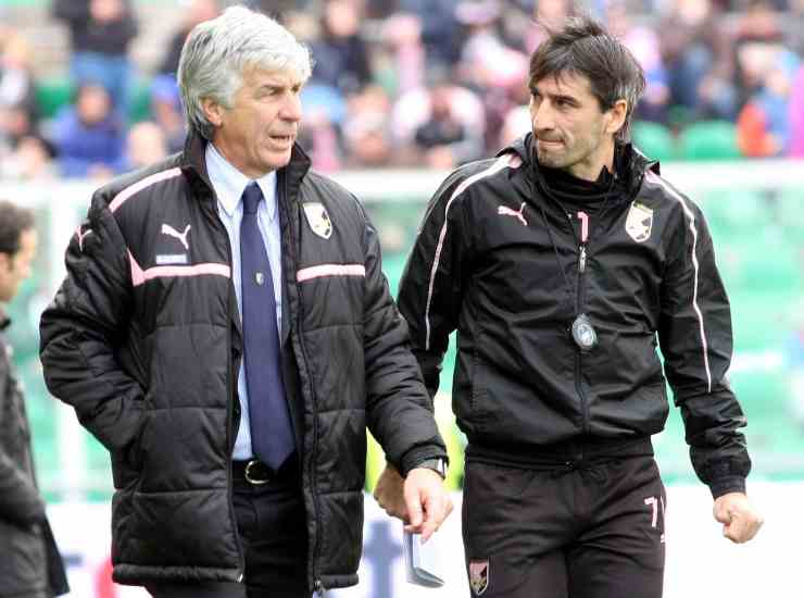 Gasperini e Juric ai tempi del Palermo - credits: Ansa Foto. Il Calcio Magazine
