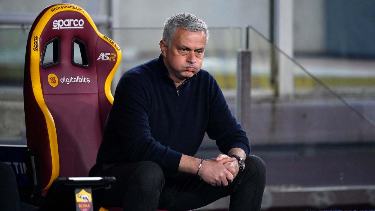 José Mourinho, allenatore della Roma (credit: Ansa)