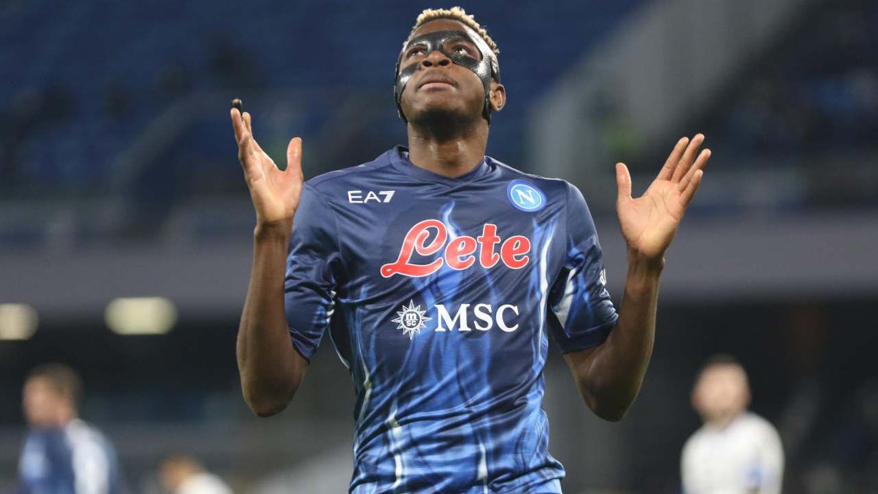 Victor Osimhen, attaccante del Napoli (credit: Ansa)