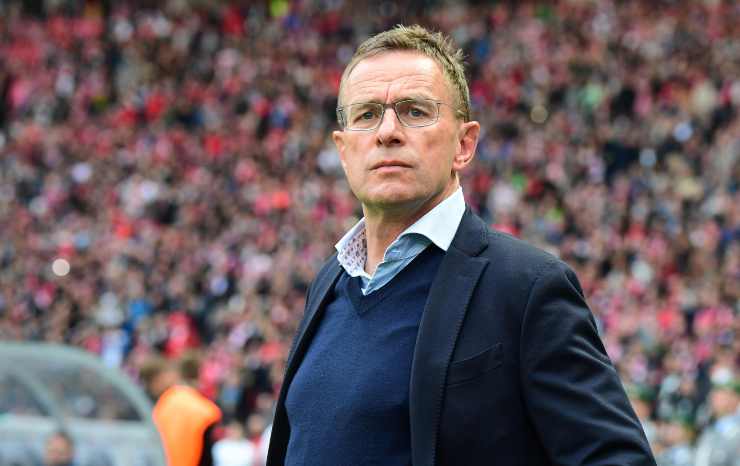 Ralf Rangnick, allenatore del Manchester United (credit: Ansa)