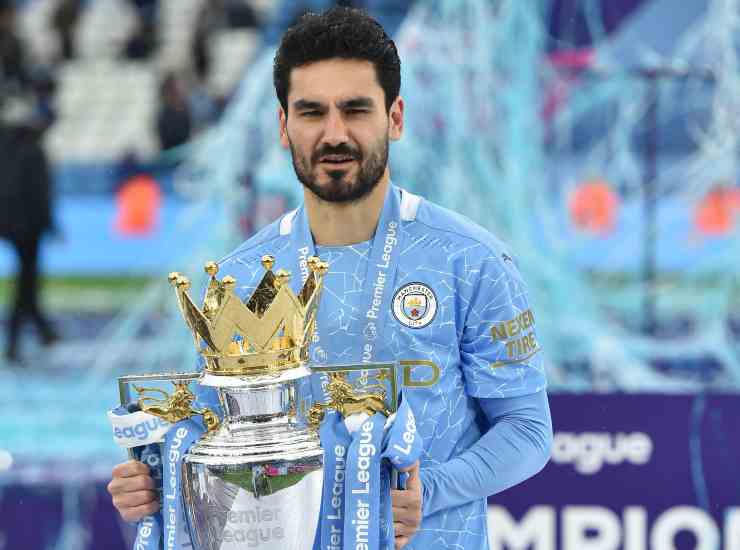 Ikay Gundogan, centrocampista del Manchester City (credit: Ansa)