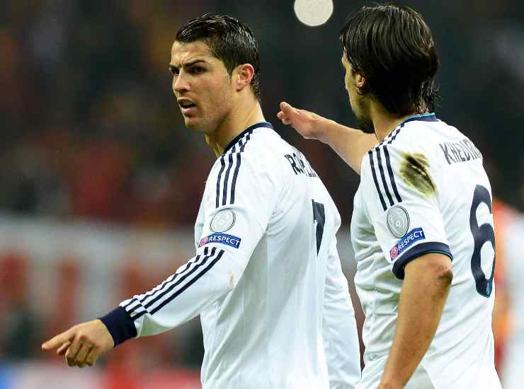 Cristiano Ronaldo e Sami Khedira (credit: Ansa)