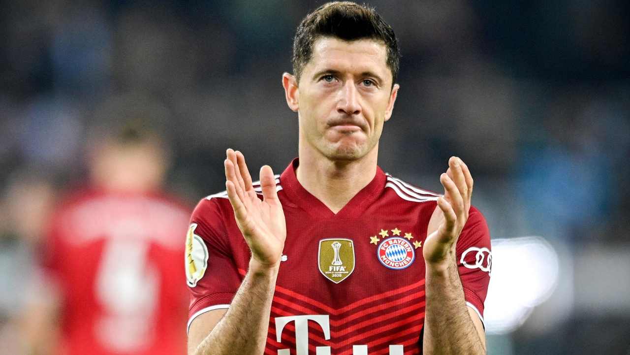 Robert Lewandowski, attaccante del Bayern Monaco (credit: Ansa)