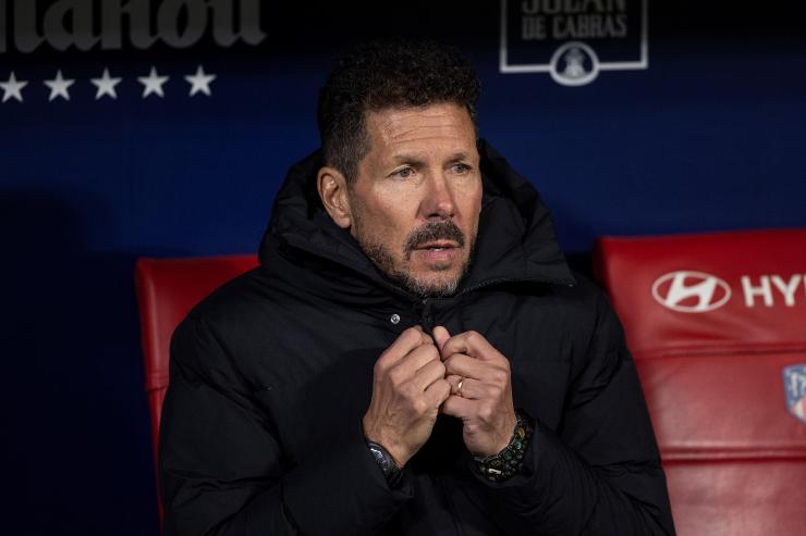 Diego Simeone, allenatore dell'Atletico Madrid (credit: Ansa)