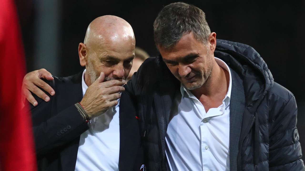 Maldini e Pioli - credits: Ansa Foto. Il Calcio Magazine