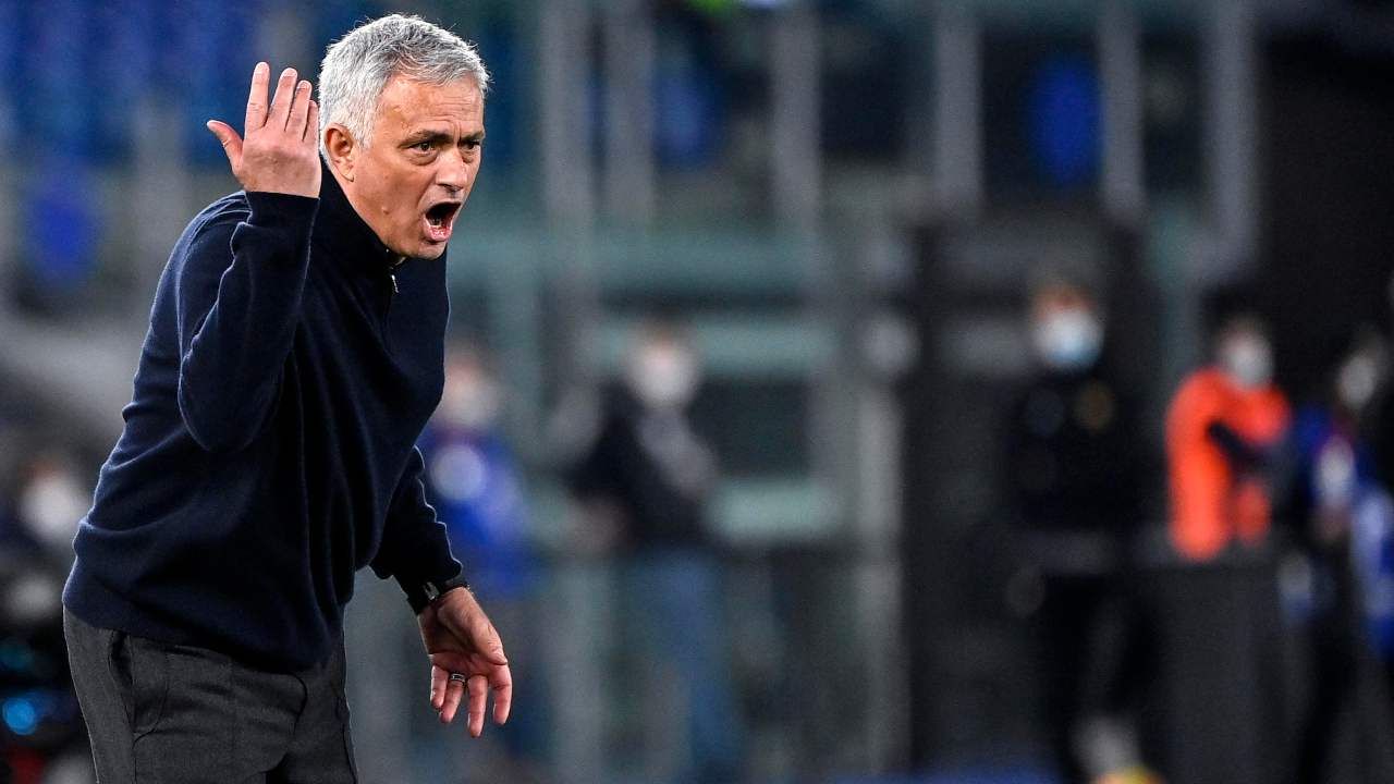 Jose Mourinho, allenatore della Roma - credits: Ansa Foto. Il Calcio Magazine
