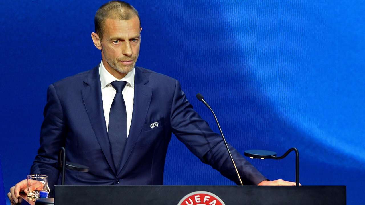 Aleksander Čeferin, presidente dell'UEFA (credit: Ansa)
