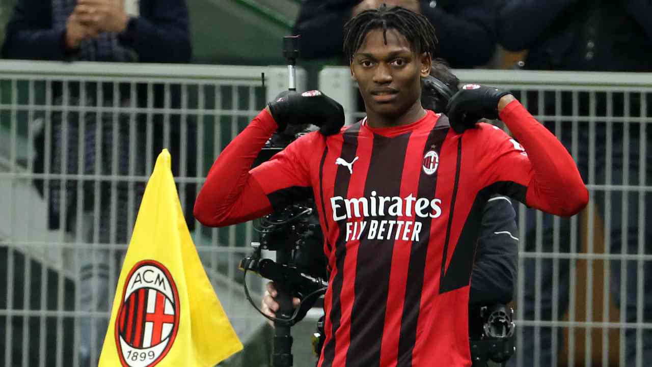 Rafael Leao, attaccante del Milan (credit: Ansa)