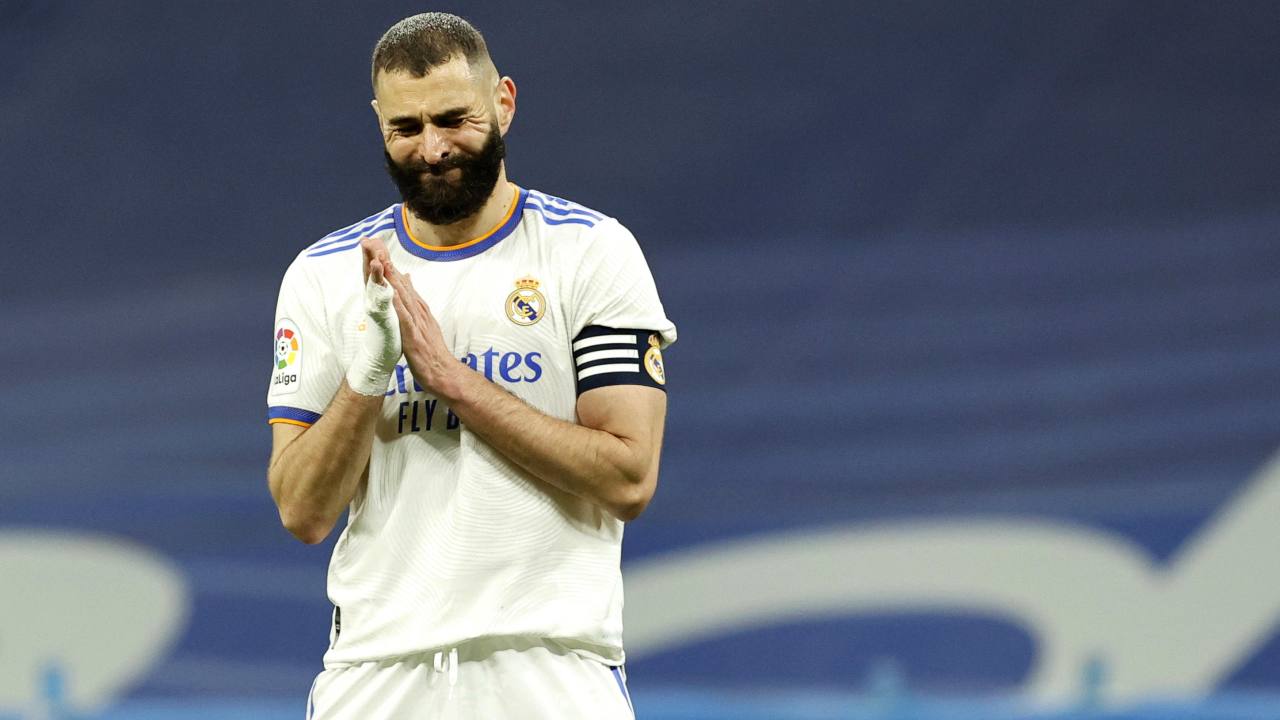 Karim Benzema, attaccante del Real Madrid - credits: Ansa Foto. Il Calcio Magazine