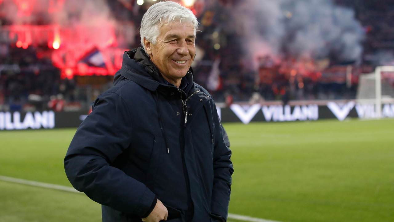 Gian Piero Gasperini, allenatore dell'Atalanta (credit: Ansa)