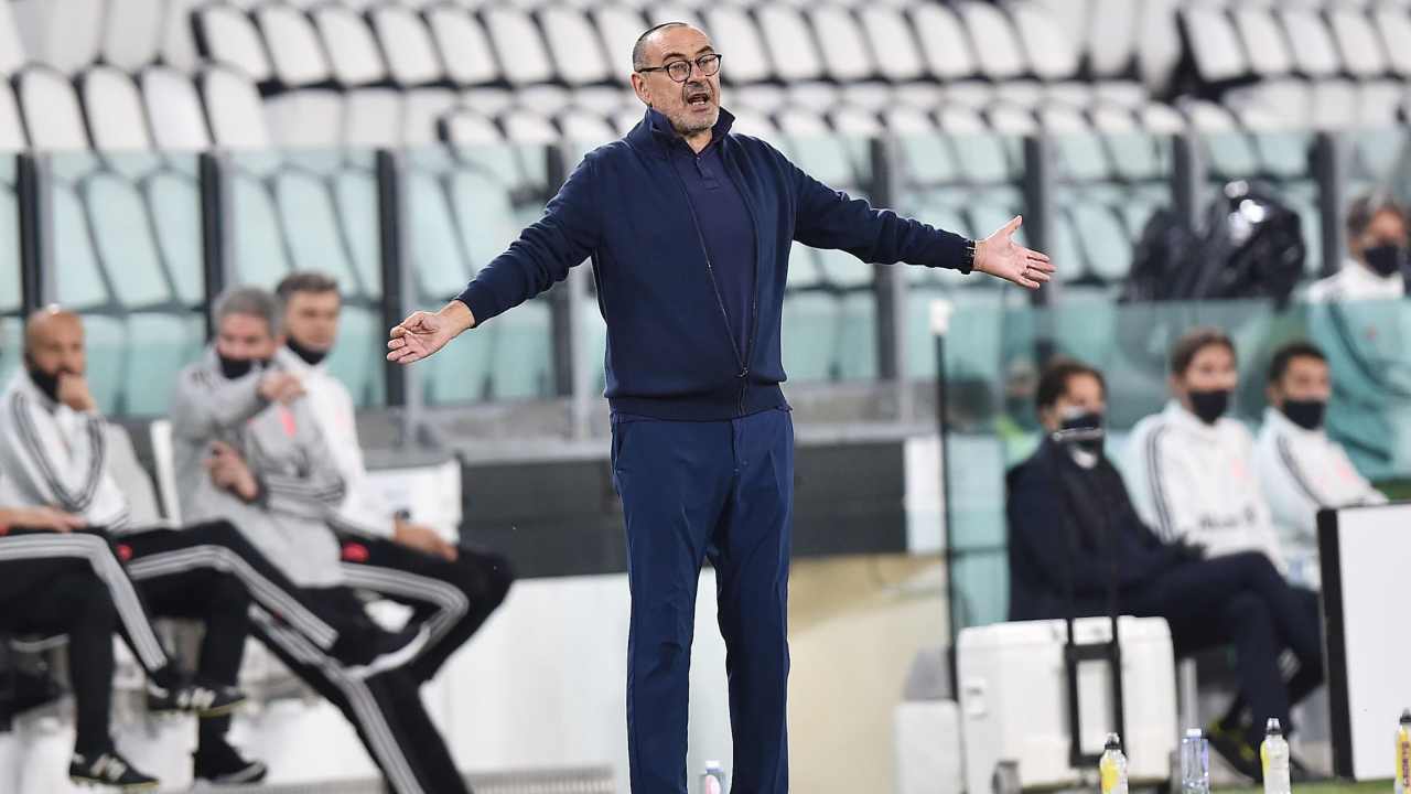 Maurizio Sarri, ex allenatore della Juventus (credit: Ansa)