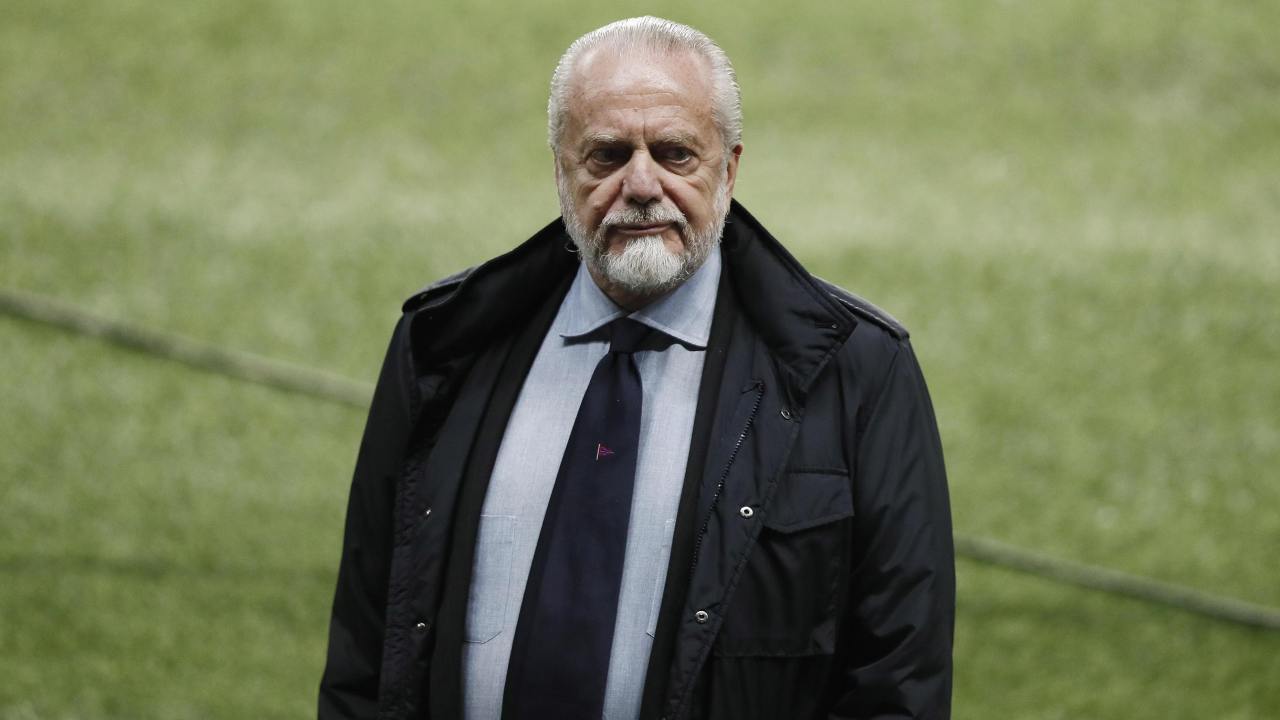 Aurelio De Laurentiis, presidente del Napoli (credit: Ansa)