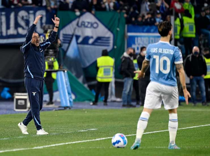 Maurizio Sarri allenatore della Lazio (Credit Foto Ansa)