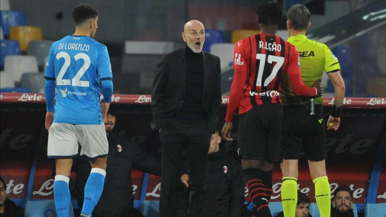 Pioli, Milan, Di Lorenzo, Napoli e Rafael Leao, Milan