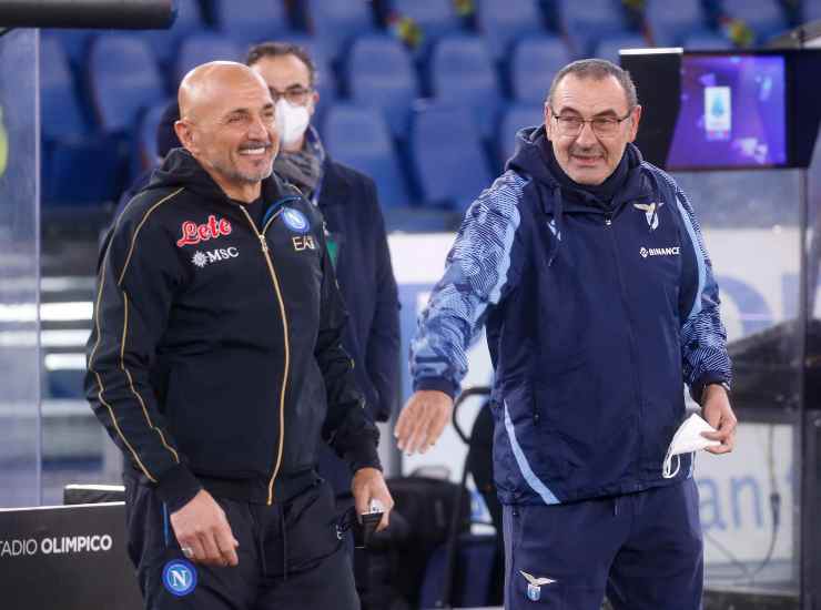 Sarri e Spalletti - credits: Ansa Foto. Il Calcio Magazine