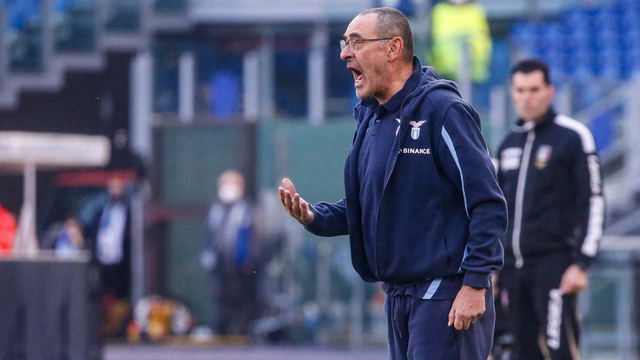 Maurizio Sarri, allenatore della Lazio - credits: Ansa Foto. Il Calcio Magazine