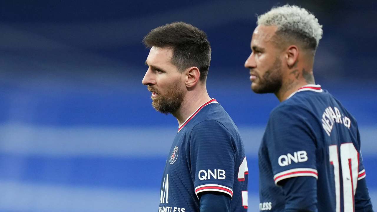 Messi e Neymar dopo l'eliminazione contro il Real Madrid (credit: Getty Images)