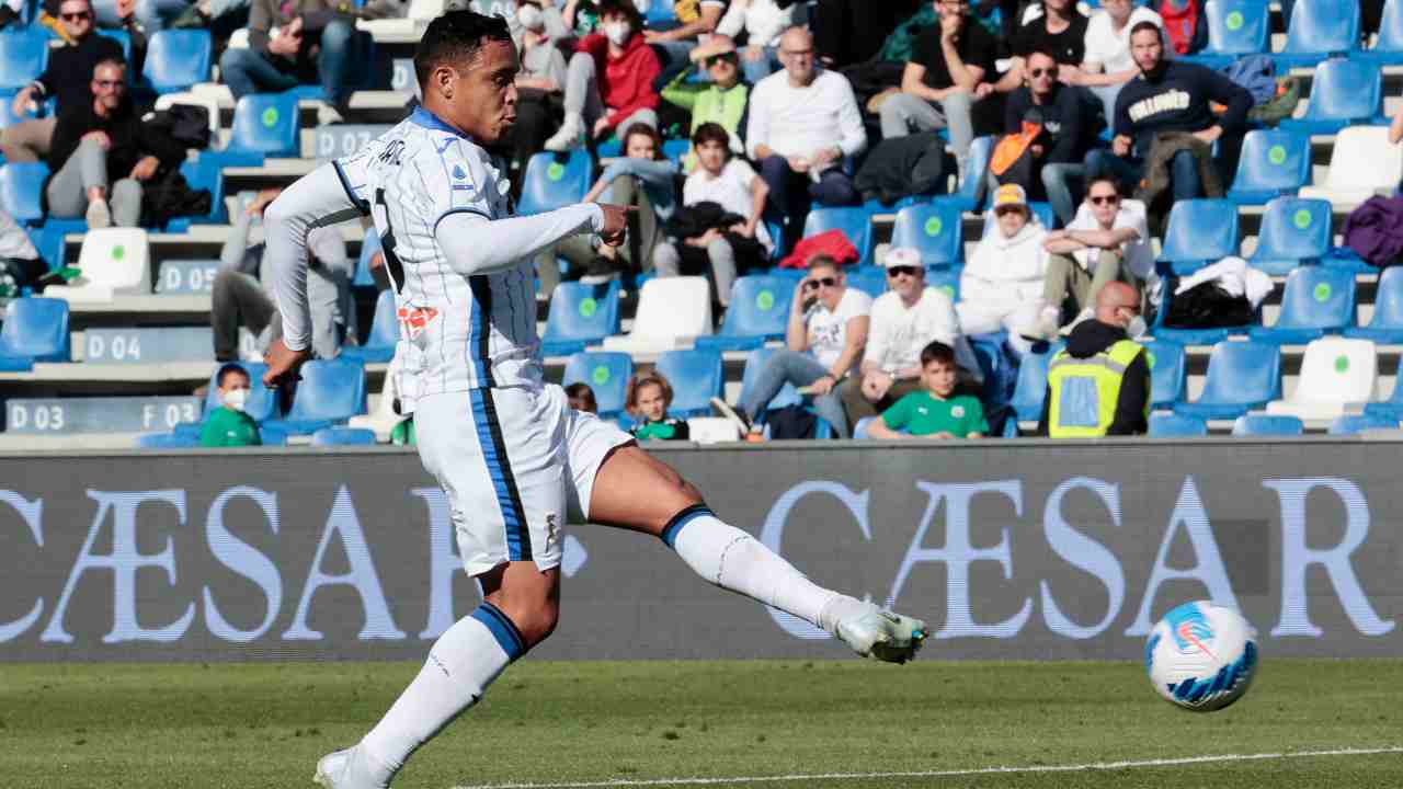 Il gol di Muriel contro il Sassuolo - credits: Ansa Foto. Il Calcio Magazine