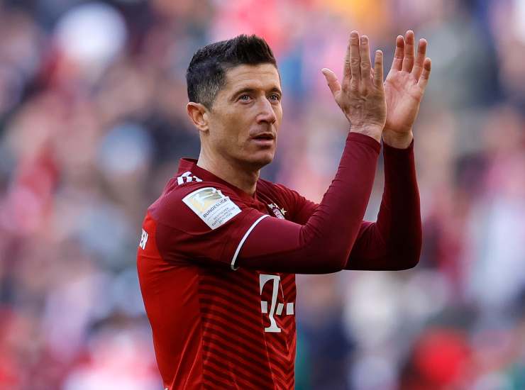 Robert Lewandowski centravanti del Bayern Monaco (Credit Foto Ansa)