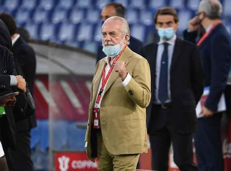 Il presidente del Napoli Aurelio De Laurentiis [Credit: ANSA] - Il Calcio magazine