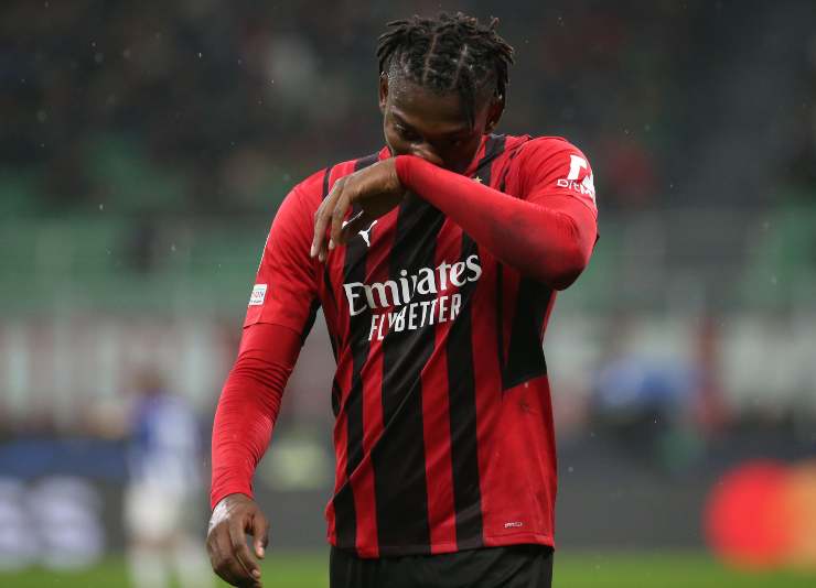 Rafael Leao, attaccante del Milan (credit: Ansa)