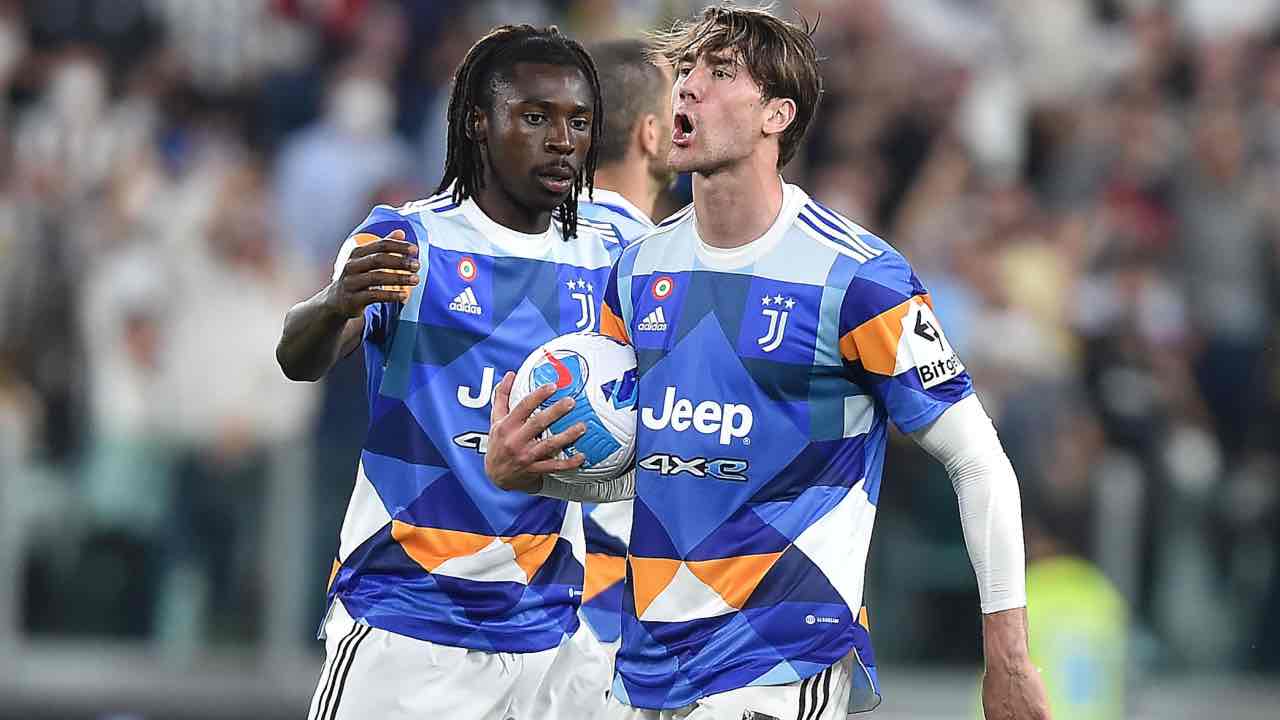 Kean e Vlahovic, Juventus